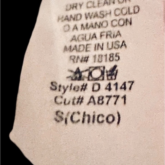 Long Sleeved, lined, open back beautiful floral dress by Dainty Hooligan sz S - Picture 6 of 9